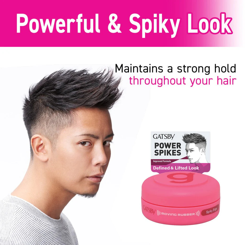 Gatsby Moving rubber spiky edge 80g